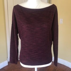 Express boat neck sweater